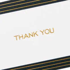 Hallmark Black And Gold Bulk Blank Thank-You Notes, Pack Of 50 -Hallmark Store Black and Gold Bulk Blank ThankYou Notes Assortment 1399WTU3882 06