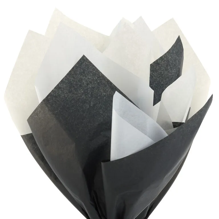 Hallmark Black/White/Cream 3-Pack Bulk Tissue Paper, 120 Sheets 2 Hallmark Black/White/Cream 3-Pack Bulk Tissue Paper, 120 Sheets - Image 2