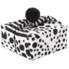 Hallmark 26" Black-and-White Fabric Gift Wrap With Elastic Band