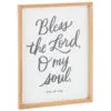 Hallmark Bless The Lord, O My Soul Wooden Quote Sign, 12x16