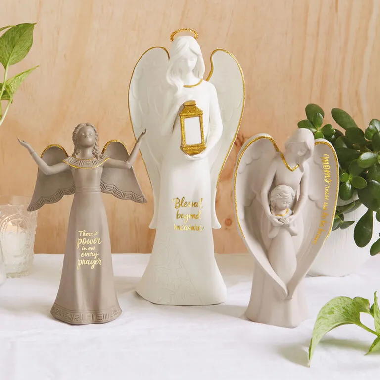 Hallmark Blessed Beyond Measure Angel Figurine With Light, 12" 2 Hallmark Blessed Beyond Measure Angel Figurine With Light, 12" - Image 2