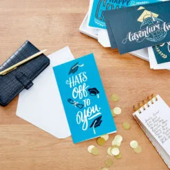 Hallmark Sophisticated Assorted Money Holder Graduation Cards, Pack Of 36 -Hallmark Store Blue Black Money Holder Graduation Cards Assortment 5GEY1002 09