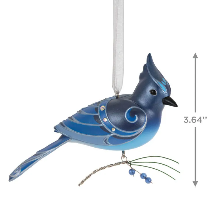Hallmark The Beauty Of Birds Steller's Jay Ornament 3 Hallmark The Beauty Of Birds Steller's Jay Ornament - Image 3