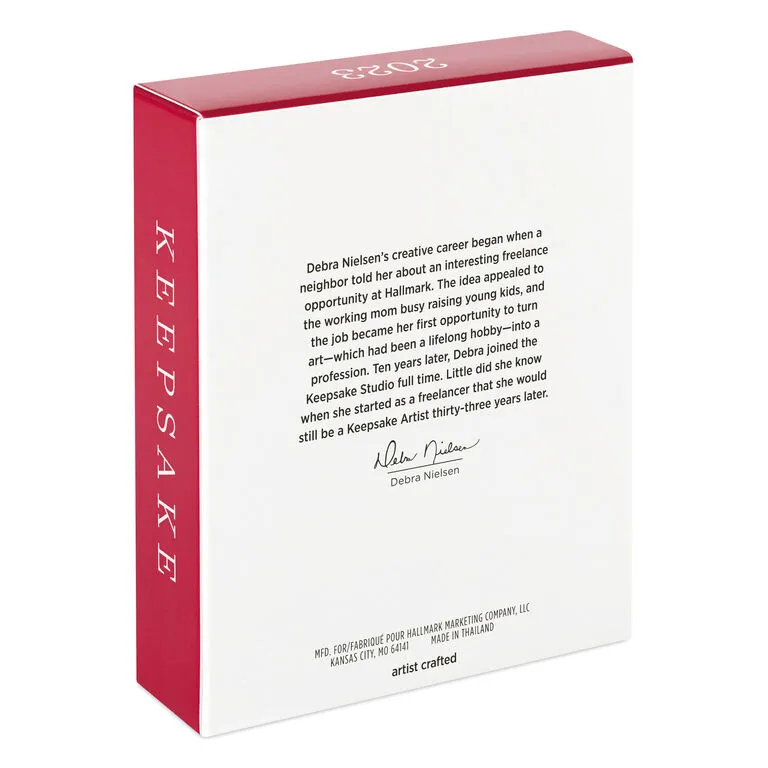 Hallmark Our First Christmas Together Snowflake 2023 Photo Frame Ornament 5 Hallmark Our First Christmas Together Snowflake 2023 Photo Frame Ornament - Image 5