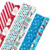 Hallmark Bright Joy 3-Pack Kids Reversible Christmas Wrapping Paper Assortment, 120 Sq. Ft.