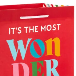 Hallmark Bright Wishes 8-Pack Christmas Gift Bags, Assorted Sizes And Designs -Hallmark Store Bright Wishes Assortment Christmas Gift Bags 5XGB1447 04