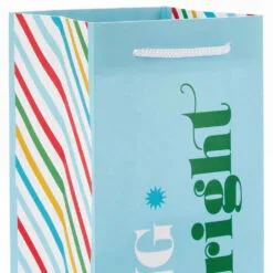 Hallmark Bright Wishes 8-Pack Christmas Gift Bags, Assorted Sizes And Designs -Hallmark Store Bright Wishes Assortment Christmas Gift Bags 5XGB1447 07