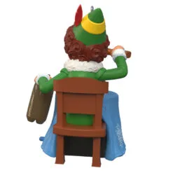 Hallmark Elf Did You Hear That? Ornament With Sound -Hallmark Store Buddy the Elf With Spaghetti Keepsake Ornament 2099QXI6097 06