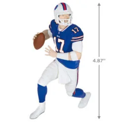 Hallmark NFL Buffalo Bills Josh Allen Football Legends Ornament 8 Hallmark NFL Buffalo Bills Josh Allen Football Legends Ornament -Hallmark Store Buffalo Bills Josh Allen Keepsake Ornament 2299QXR8247 03
