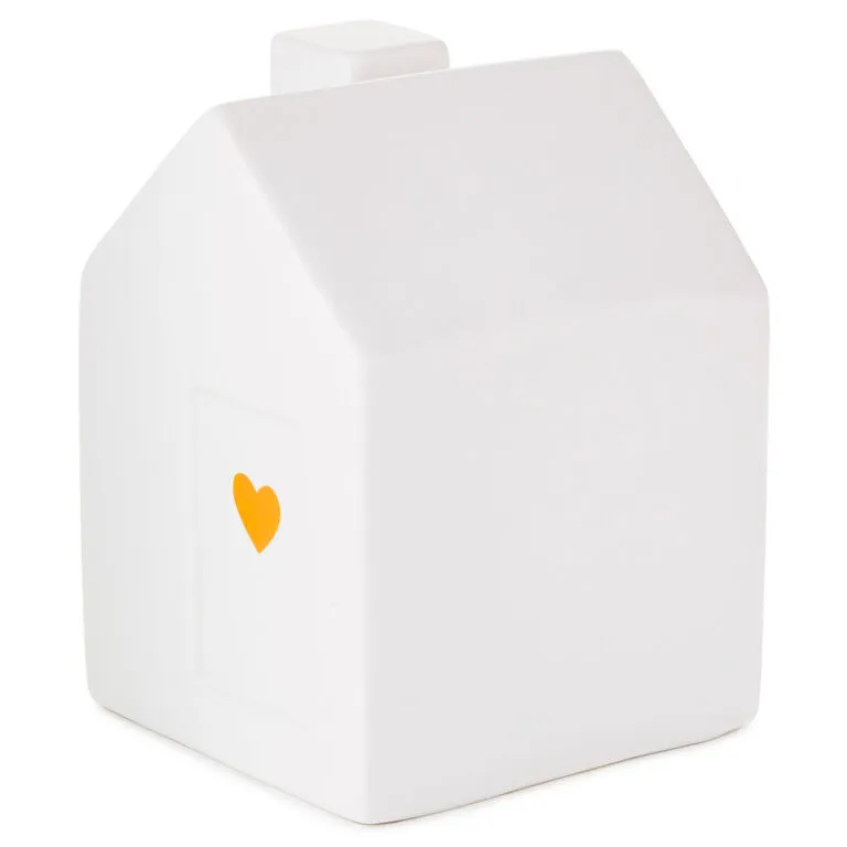 Hallmark Built To Last Ceramic House Figurine, 4" 2 Hallmark Built To Last Ceramic House Figurine, 4" - Image 2