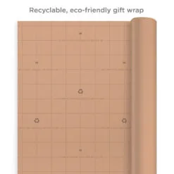 Hallmark Bulk Kraft Paper And White 2-Pack Wrapping Paper, 160 Sq. Ft. Total -Hallmark Store Bulk Brown and White Kraft Paper Wrapping Paper 5EWR2654 04