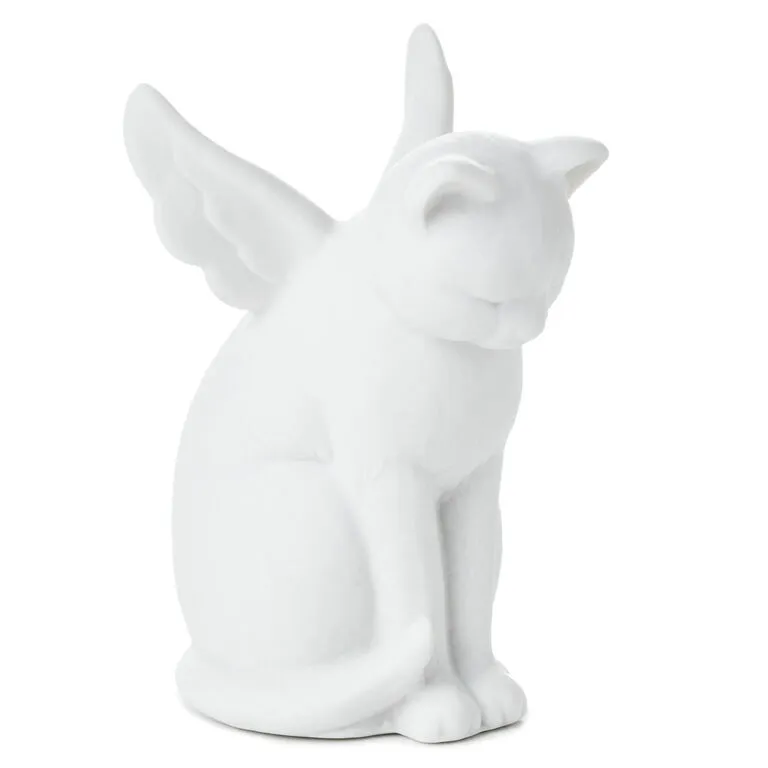 Hallmark Cat Angel Figurine Pet Memorial Gift, 3.25" 1 Hallmark Cat Angel Figurine Pet Memorial Gift, 3.25"