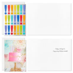 Hallmark Colorful Classic Boxed All-Occasion Cards Assortment, Pack Of 12 -Hallmark Store Celebrate Assorted Boxed AllOccasion Cards 3EDX1204 04