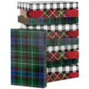 Hallmark Checks And Plaids 12-Pack Designed Shirt Boxes