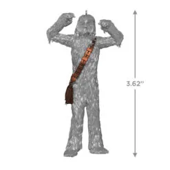 Hallmark Disney 100 Years Of Wonder Star Wars™ And Marvel Heroes Ornaments, Set Of 4 -Hallmark Store Chewie Grogu Black Panther Spiderman Keepsake Ornaments 5499QXI7447 08