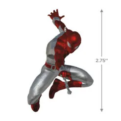 Hallmark Disney 100 Years Of Wonder Star Wars™ And Marvel Heroes Ornaments, Set Of 4 -Hallmark Store Chewie Grogu Black Panther Spiderman Keepsake Ornaments 5499QXI7447 11