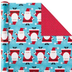 Hallmark Christmas Cheer 4-Pack Reversible Wrapping Paper Assortment, 150 Sq. Ft. 13 Hallmark Christmas Cheer 4-Pack Reversible Wrapping Paper Assortment, 150 Sq. Ft. -Hallmark Store Christmas Cheer Assortment Reversible Wrapping Paper 5JXW1736 07