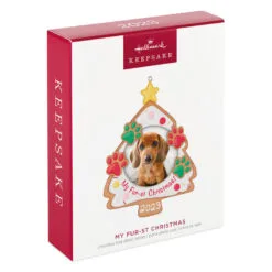 Hallmark My Fur-st Christmas 2023 Photo Frame Ornament 9 Hallmark My Fur-st Christmas 2023 Photo Frame Ornament -Hallmark Store Christmas Cookie Pet Picture Frame Keepsake Ornament 1599QGO2607 04