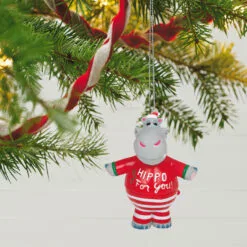 Hallmark I Want A Hippopotamus For Christmas Musical Ornament 7 Hallmark I Want A Hippopotamus For Christmas Musical Ornament -Hallmark Store Christmas Hippopotamus Keepsake Ornament 2099QGO2627 02