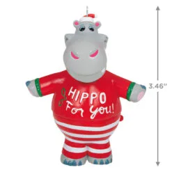 Hallmark I Want A Hippopotamus For Christmas Musical Ornament 8 Hallmark I Want A Hippopotamus For Christmas Musical Ornament -Hallmark Store Christmas Hippopotamus Keepsake Ornament 2099QGO2627 03
