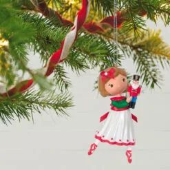 Hallmark Nutcracker Sweet Clara 2023 Exclusive Ornament -Hallmark Store Clara With Nutcracker Keepsake Ornament 1799QXC5621 02