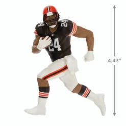 Hallmark NFL Cleveland Browns Nick Chubb Ornament 8 Hallmark NFL Cleveland Browns Nick Chubb Ornament -Hallmark Store Cleveland Browns Nick Chubb Keepsake Ornament 2299QXI7159 03