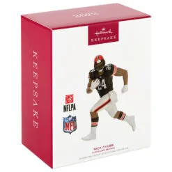 Hallmark NFL Cleveland Browns Nick Chubb Ornament 9 Hallmark NFL Cleveland Browns Nick Chubb Ornament -Hallmark Store Cleveland Browns Nick Chubb Keepsake Ornament 2299QXI7159 04