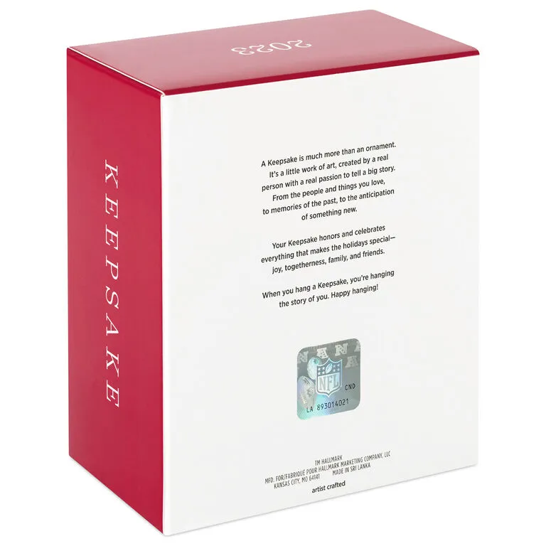 Hallmark NFL Cleveland Browns Nick Chubb Ornament 5 Hallmark NFL Cleveland Browns Nick Chubb Ornament - Image 5