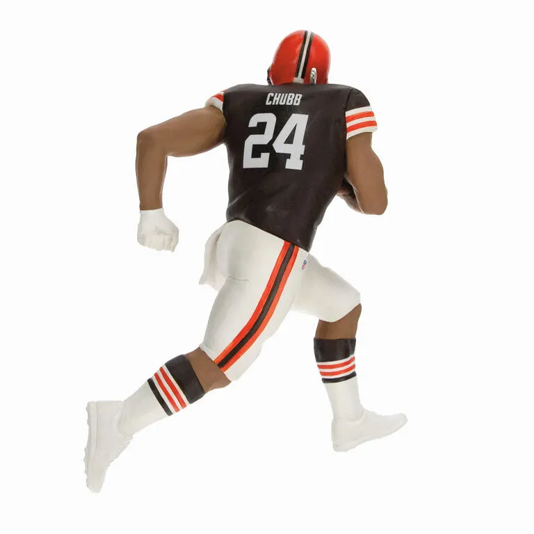 Hallmark NFL Cleveland Browns Nick Chubb Ornament 6 Hallmark NFL Cleveland Browns Nick Chubb Ornament - Image 6