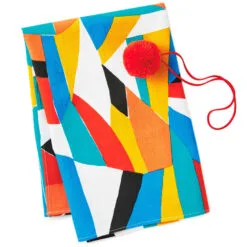 Hallmark 26" Colorful Abstract Fabric Gift Wrap With Elastic Band -Hallmark Store Colorful Abstract Fabric Gift Wrap With Elastic Band 1299EJR6379 03