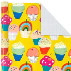 Hallmark Colorful Celebration 3-Pack Wrapping Paper, 55 Sq. Ft. Total -Hallmark Store Colorful Celebration 3Pack Wrapping Paper Rolls 5EWR6373 06