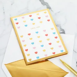 Hallmark Love You Always 3D Pop-Up Love Card -Hallmark Store Colorful Hearts 3D PopUp Love Card 1299LAD2904 06