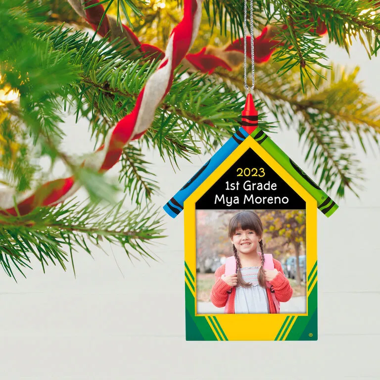 Hallmark Crayola® A Colorful School Year Personalized Photo Frame Ornament 2 Hallmark Crayola® A Colorful School Year Personalized Photo Frame Ornament - Image 2