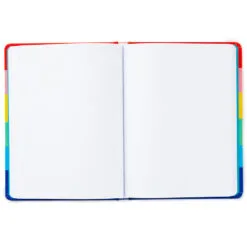 Hallmark Crayola® Every Shade Of Happy Hardback Notebook -Hallmark Store Crayola Rainbow Stripe Hardcover Notebook 3HWJ2112 04