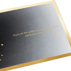 Hallmark Crescent Moon 3-D Pop-Up Halloween Card -Hallmark Store Crescent Moon and Bats 3D PopUp Halloween Card 1299IEH3001 03