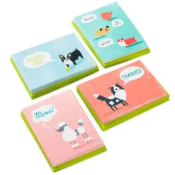Hallmark Cute Dogs Assortment Blank Thank-You Notes, Pack Of 48