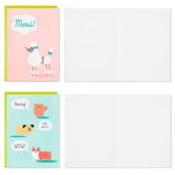 Hallmark Cute Dogs Assortment Blank Thank-You Notes, Pack Of 48 9 Hallmark Cute Dogs Assortment Blank Thank-You Notes, Pack Of 48 -Hallmark Store Cute Dogs Assortment Blank ThankYou Notes 5STZ1133 03