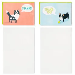 Hallmark Cute Dogs Assortment Blank Thank-You Notes, Pack Of 48 10 Hallmark Cute Dogs Assortment Blank Thank-You Notes, Pack Of 48 -Hallmark Store Cute Dogs Assortment Blank ThankYou Notes 5STZ1133 04