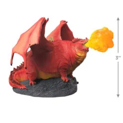 Hallmark Dungeons & Dragons: Honor Among Thieves Themberchaud Ornament With Light 8 Hallmark Dungeons & Dragons: Honor Among Thieves Themberchaud Ornament With Light -Hallmark Store DND Themberchaud Dragon Keepsake Ornament 2499QXI7547 03