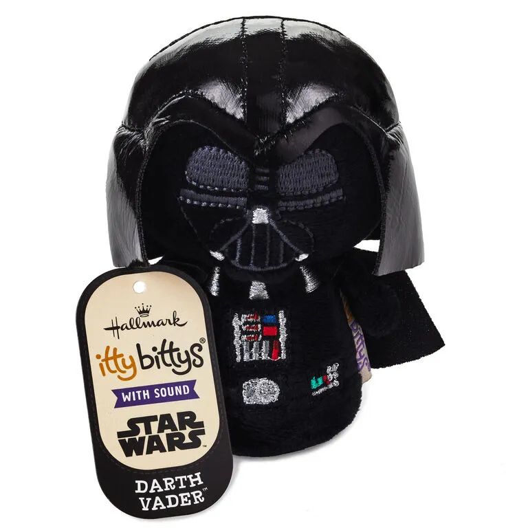 Hallmark Itty Bittys® Star Wars™ Darth Vader™ Plush With Sound 2 Hallmark Itty Bittys® Star Wars™ Darth Vader™ Plush With Sound - Image 2