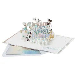 Hallmark Disney 100 Years Of Wonder Day Full Of Wonder 3D Pop-Up Card -Hallmark Store Disney 100 Years Mickey Friends 3D PopUp Card 1499LAD9202 02