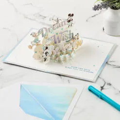 Hallmark Disney 100 Years Of Wonder Day Full Of Wonder 3D Pop-Up Card -Hallmark Store Disney 100 Years Mickey Friends 3D PopUp Card 1499LAD9202 08