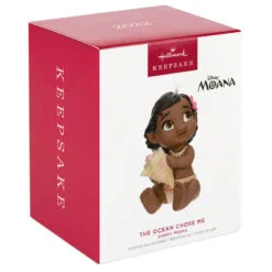 Hallmark Disney Moana The Ocean Chose Me Porcelain Ornament -Hallmark Store Disney Baby Moana Keepsake Ornament 2499QXD6627 04