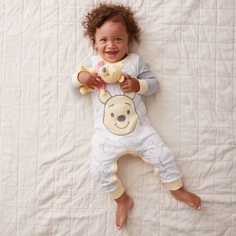 Hallmark Disney Baby Winnie The Pooh Rattle And Jumper Set, 3-6 Months 2 Hallmark Disney Baby Winnie The Pooh Rattle And Jumper Set, 3-6 Months - Image 2