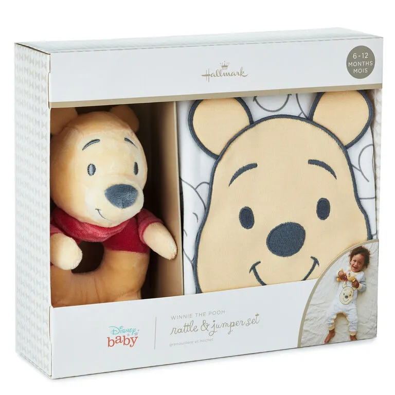 Hallmark Disney Baby Winnie The Pooh Rattle And Jumper Set, 3-6 Months 3 Hallmark Disney Baby Winnie The Pooh Rattle And Jumper Set, 3-6 Months - Image 3