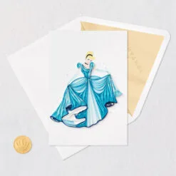 Hallmark Disney Princess Cinderella You Sparkle Quilled Paper Handmade Card -Hallmark Store Disney Cinderella Quilled Paper Handmade Card for Her 1299LAD2856 05