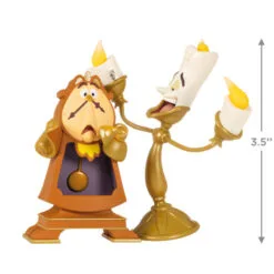 Hallmark Disney Beauty And The Beast Lumiere And Cogsworth Ornament -Hallmark Store Disney Lumiere and Cogsworth Keepsake Ornament 2499QXE3277 03
