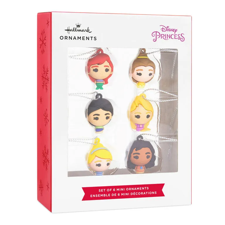 Mini Disney Princess Shatterproof Hallmark Ornaments, Set Of 6 4 Mini Disney Princess Shatterproof Hallmark Ornaments, Set Of 6 - Image 4