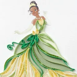 Hallmark Disney The Princess And The Frog Tiana Happy Wish Quilled Paper Handmade Card 11 Hallmark Disney The Princess And The Frog Tiana Happy Wish Quilled Paper Handmade Card -Hallmark Store Disney Princess and the Frog Tiana Quilled Paper Card 1299LAD2855 04