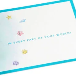 Hallmark Disney The Little Mermaid Wishing You Happiness 3D Pop-Up Card 12 Hallmark Disney The Little Mermaid Wishing You Happiness 3D Pop-Up Card -Hallmark Store Disney The Little Mermaid Ariel 3D PopUp Card for Her 1499LAD2902 03